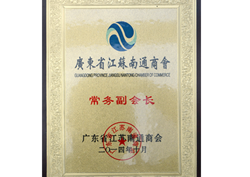 Vice President of Nantong Chamber of Commerce